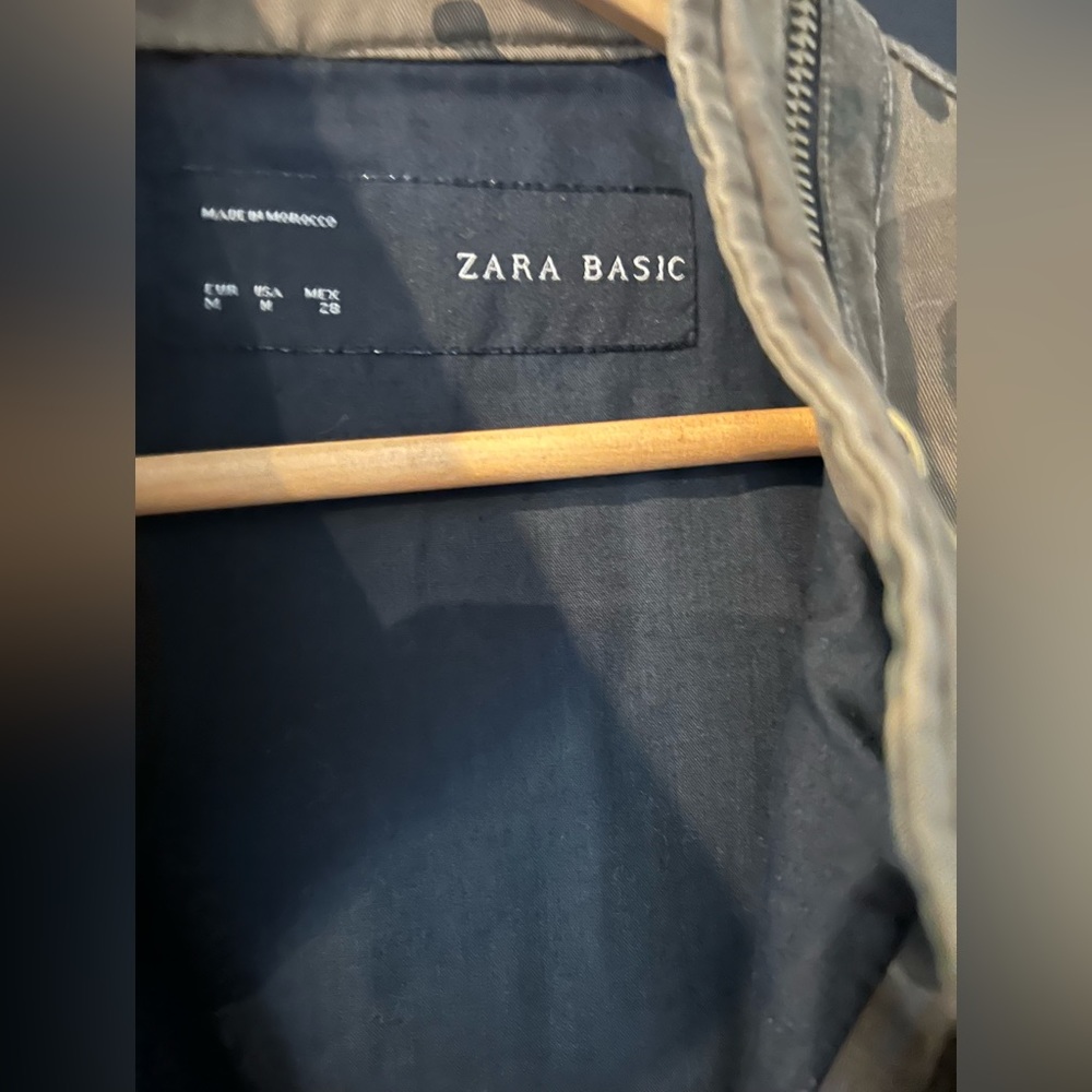 Zara Basic Camouflage Blazer/Jacket With Rhinesto… - image 4